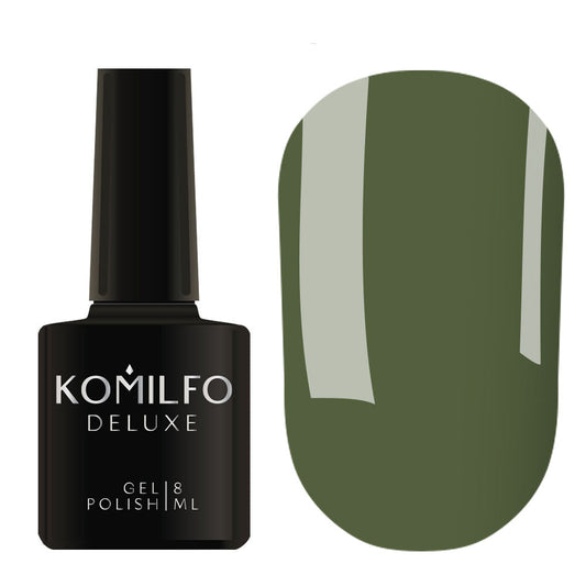 Gel polish Komilfo Deluxe Series D158 (khaki, enamel), 8 ml