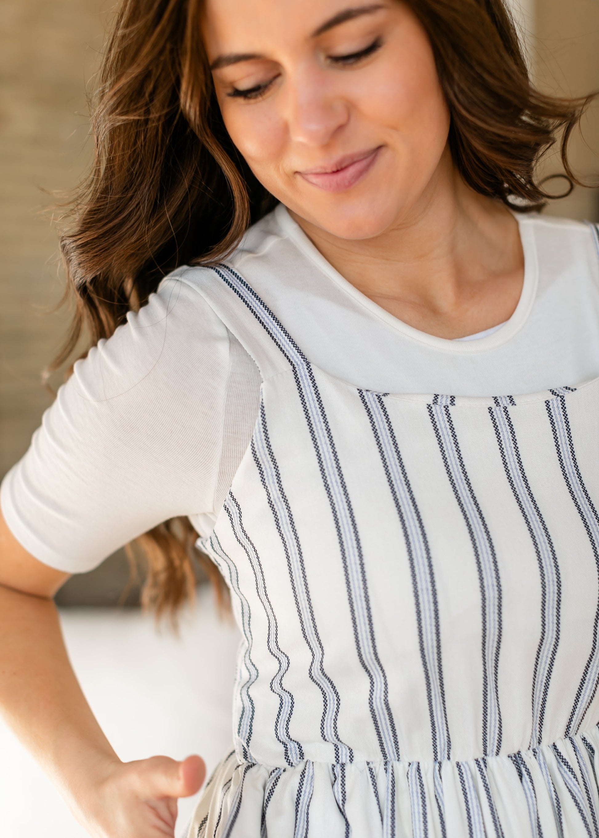 Laken Striped Midi Dress - Concordia Style Boutique