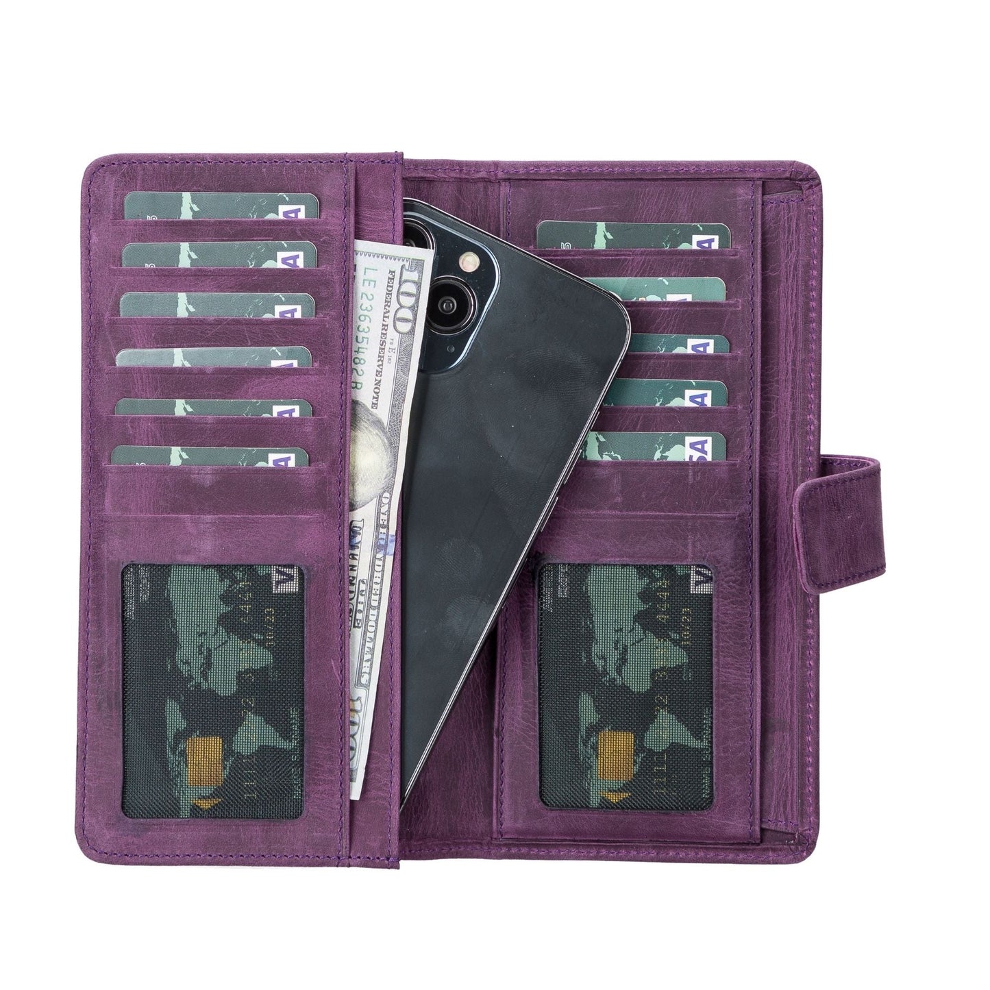 Lander Leather Phone Wallet and Multiple Card Holder for Women - Concordia Style Boutique
