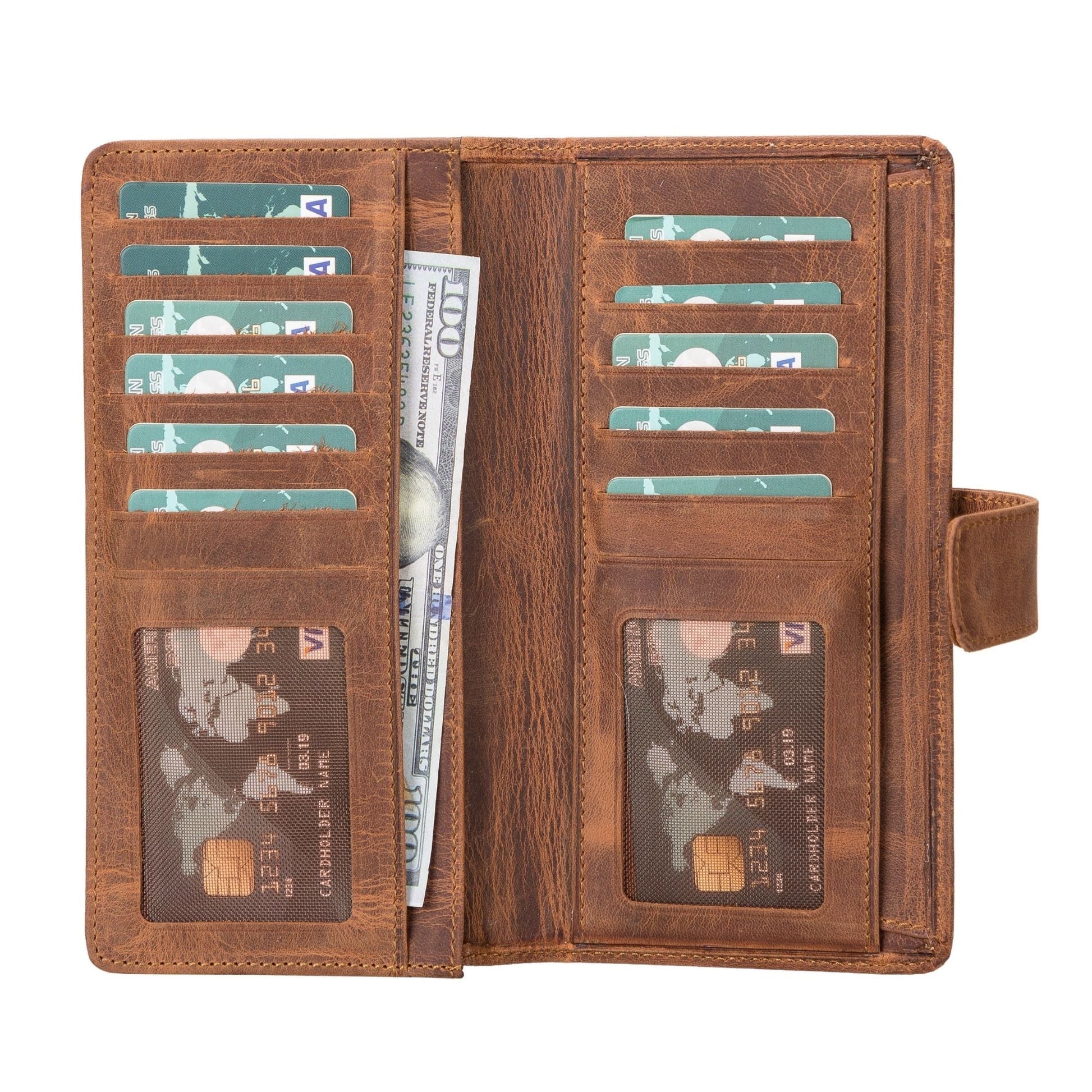 Lander Leather Phone Wallet and Multiple Card Holder for Women - Concordia Style Boutique