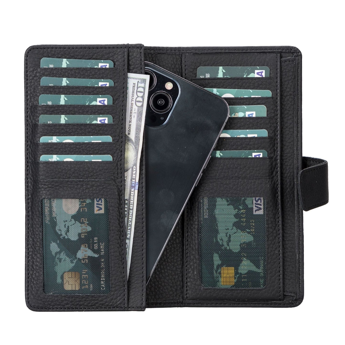 Lander Leather Phone Wallet and Multiple Card Holder for Women - Concordia Style Boutique