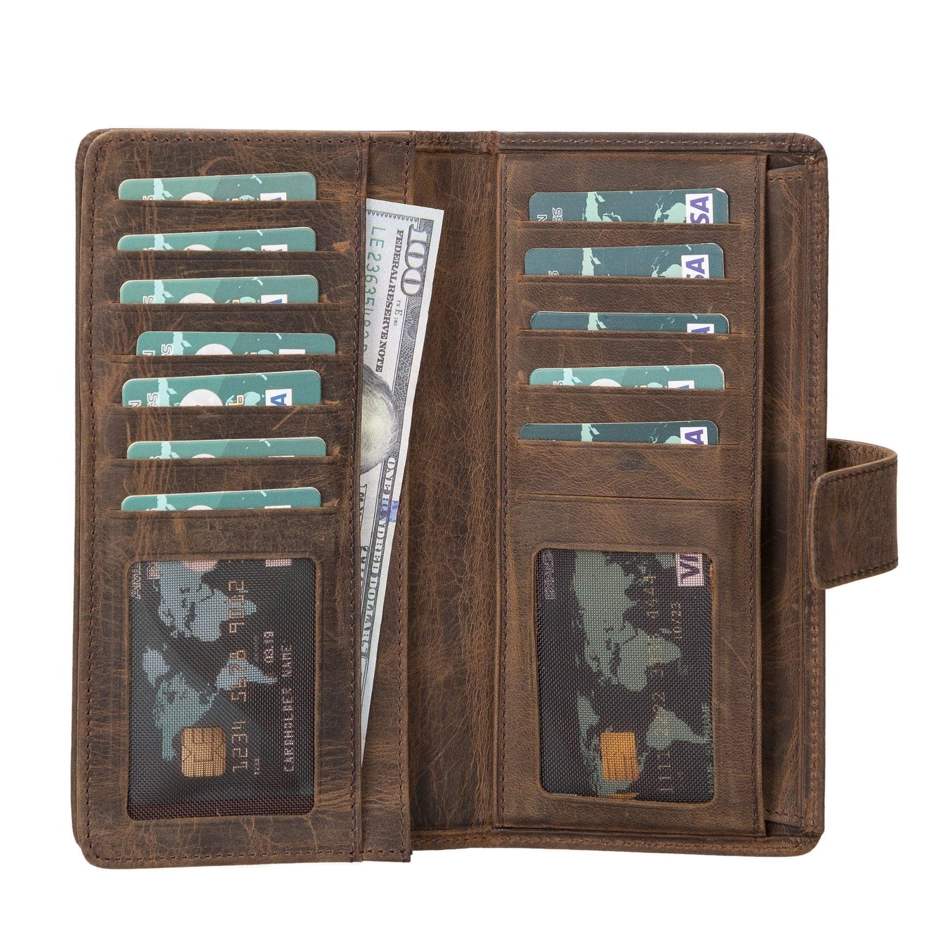 Lander Leather Phone Wallet and Multiple Card Holder for Women - Concordia Style Boutique