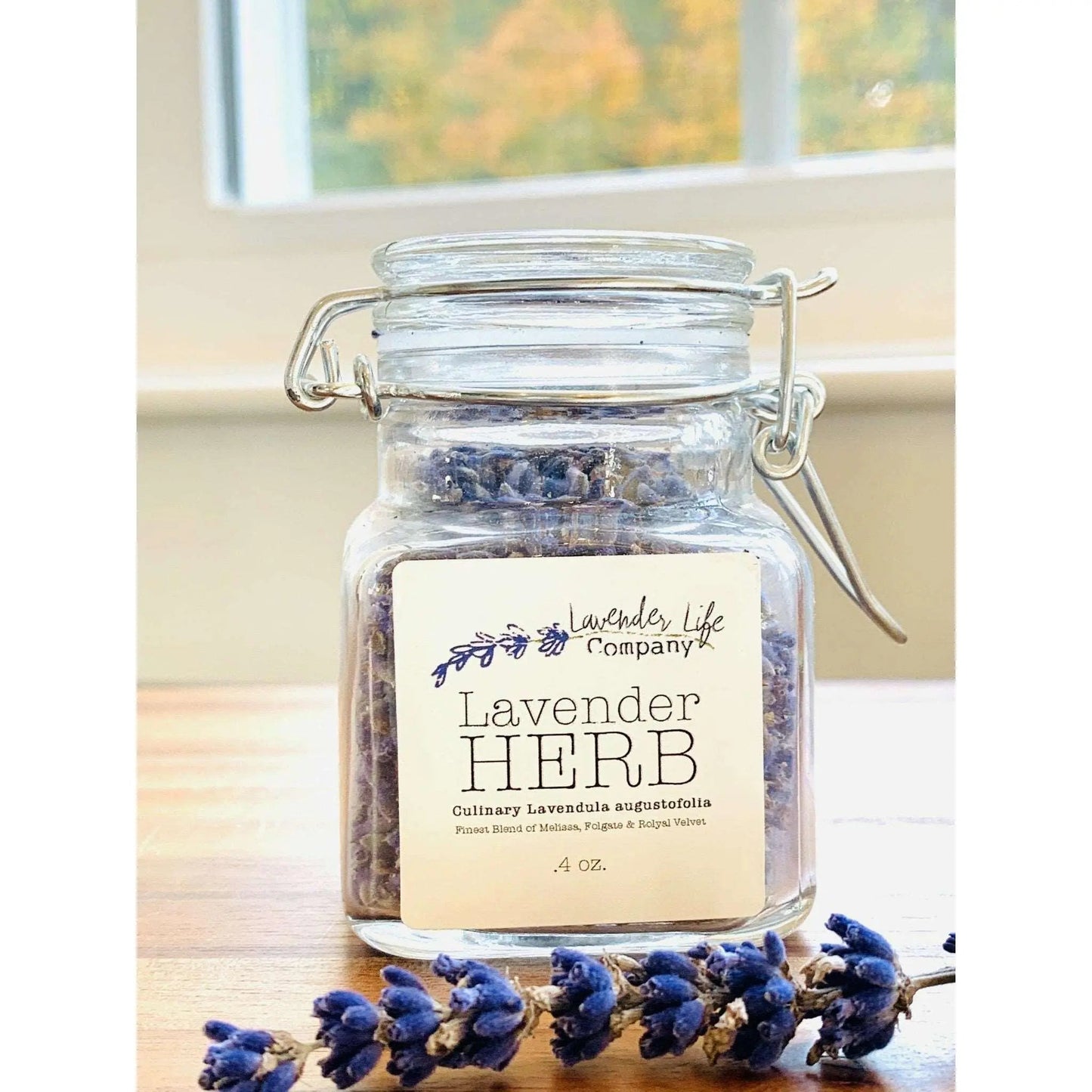 Premium Dried Lavender Flowers – Culinary Grade Lavender Herb for Cooking & Tea