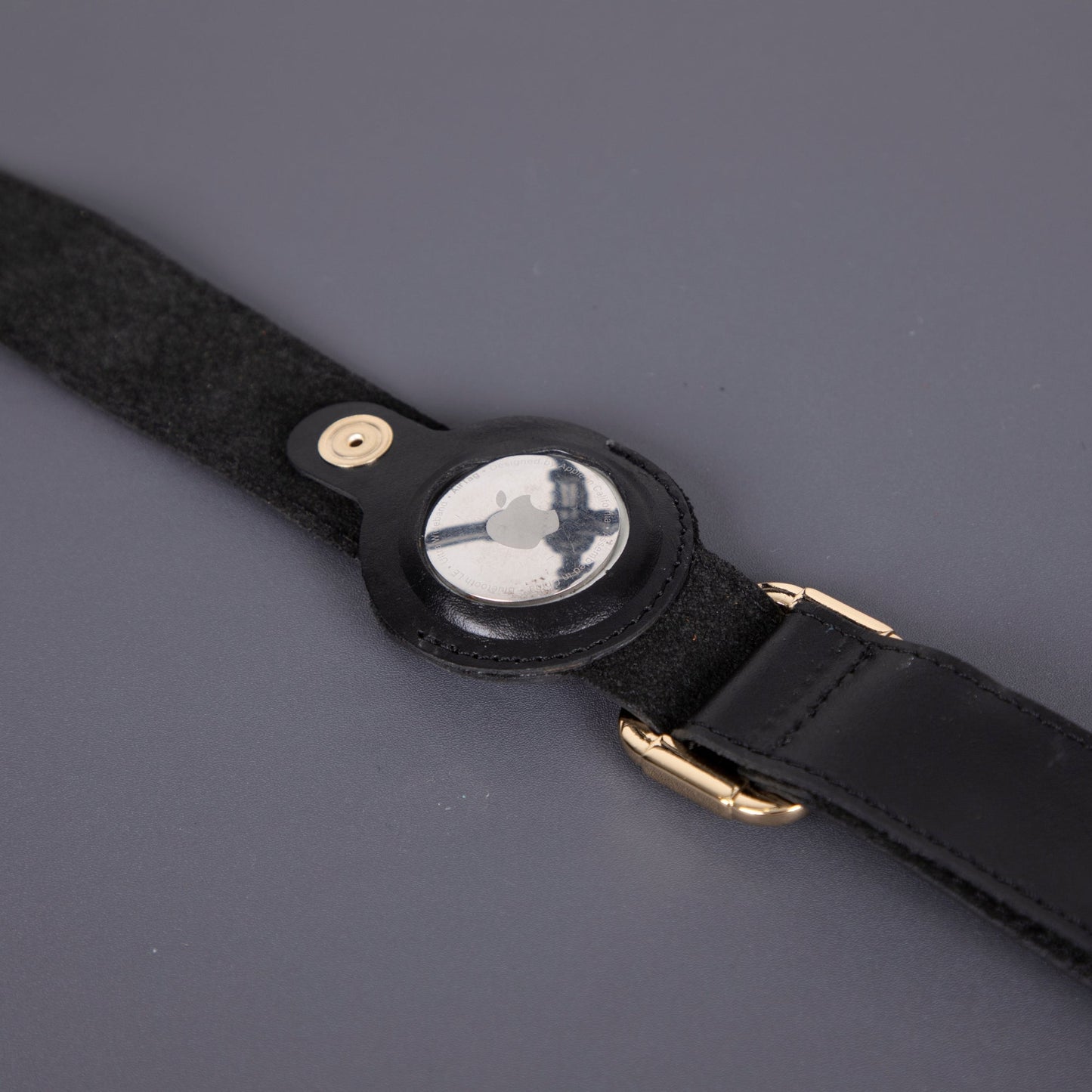 Charlotte Handcrafted Calfskin Leather Dog Collar - Compatible with AirTag - Concordia Style Boutique