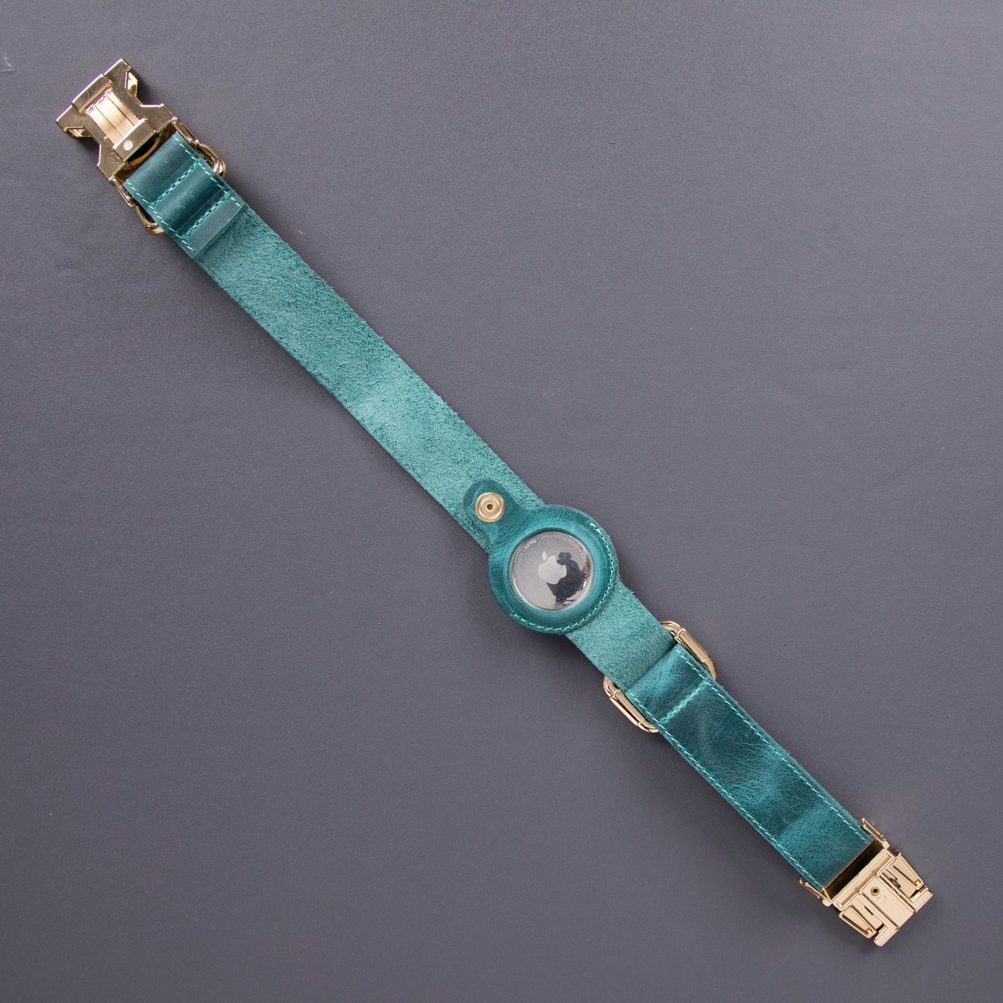 Charlotte Handcrafted Calfskin Leather Dog Collar - Compatible with AirTag - Concordia Style Boutique