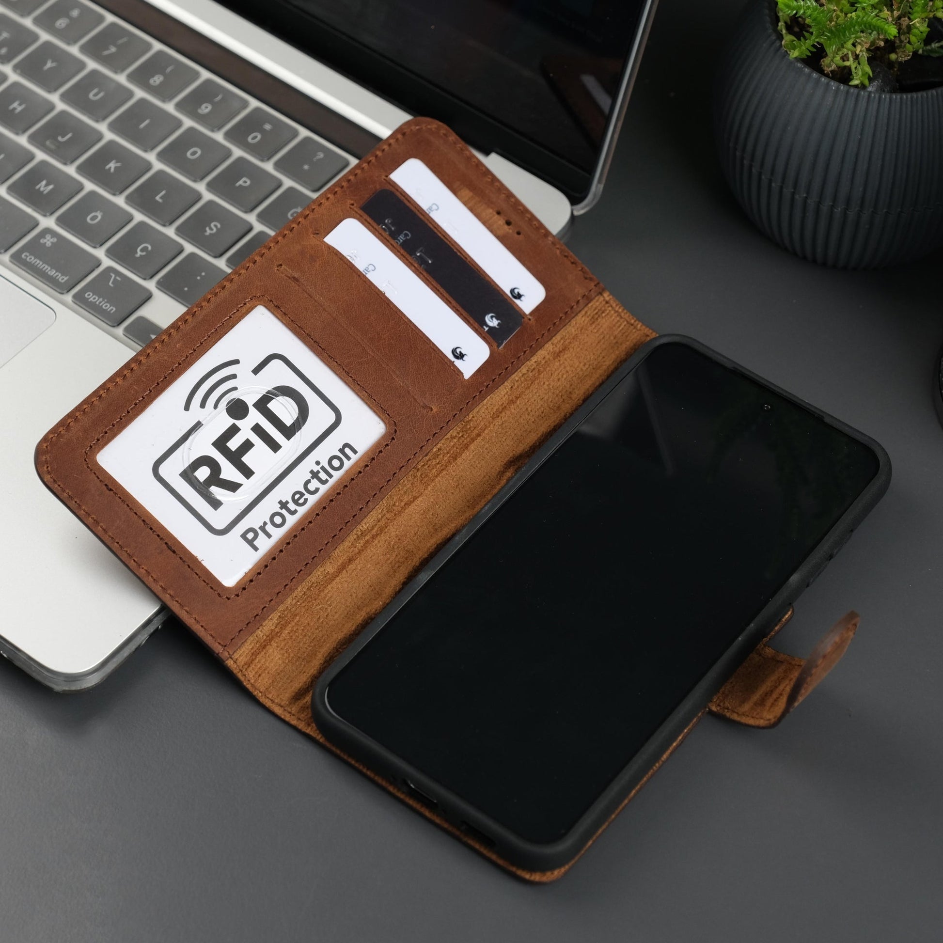 Leather Samsung Galaxy S25 Plus Wallet Case | Buffalo - Concordia Style Boutique