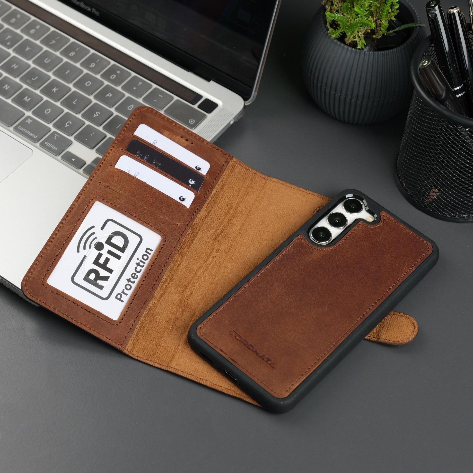 Leather Samsung Galaxy S25 Plus Wallet Case | Buffalo - Concordia Style Boutique