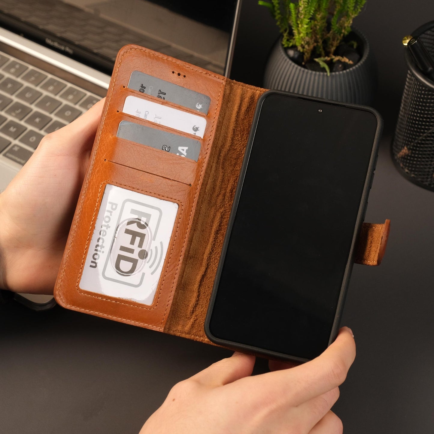 Leather Samsung Galaxy S25 Plus Wallet Case | Buffalo - Concordia Style Boutique