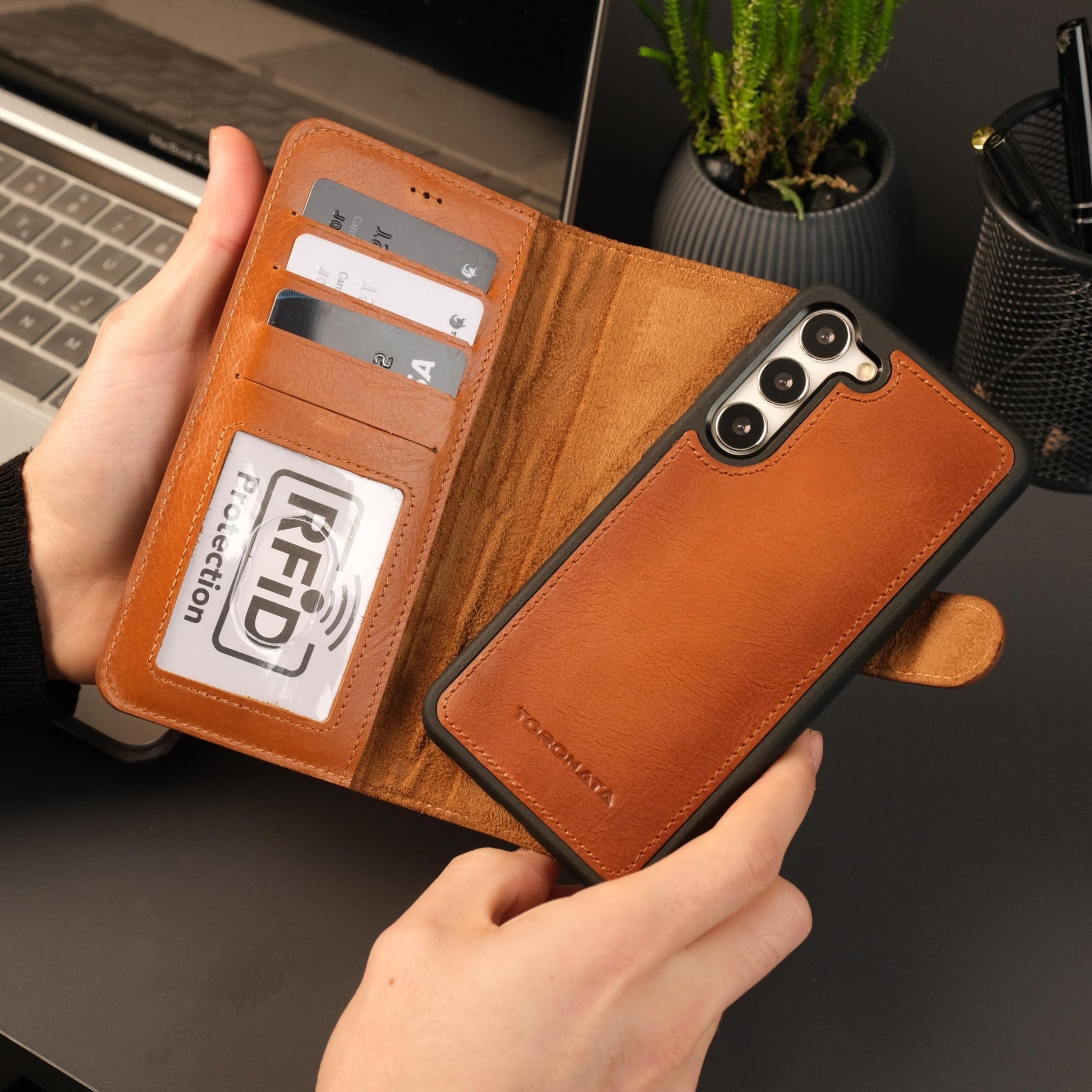 Leather Samsung Galaxy S25 Plus Wallet Case | Buffalo - Concordia Style Boutique