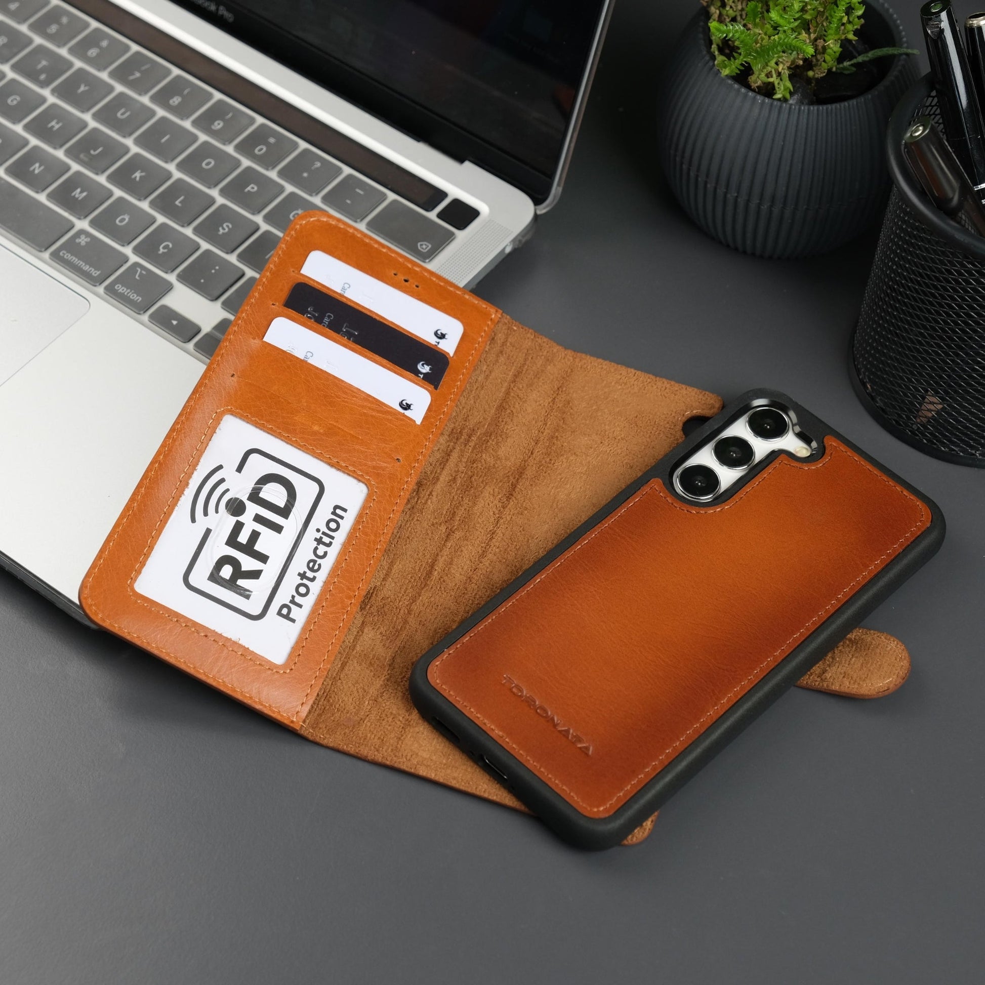 Leather Samsung Galaxy S25 Plus Wallet Case | Buffalo - Concordia Style Boutique