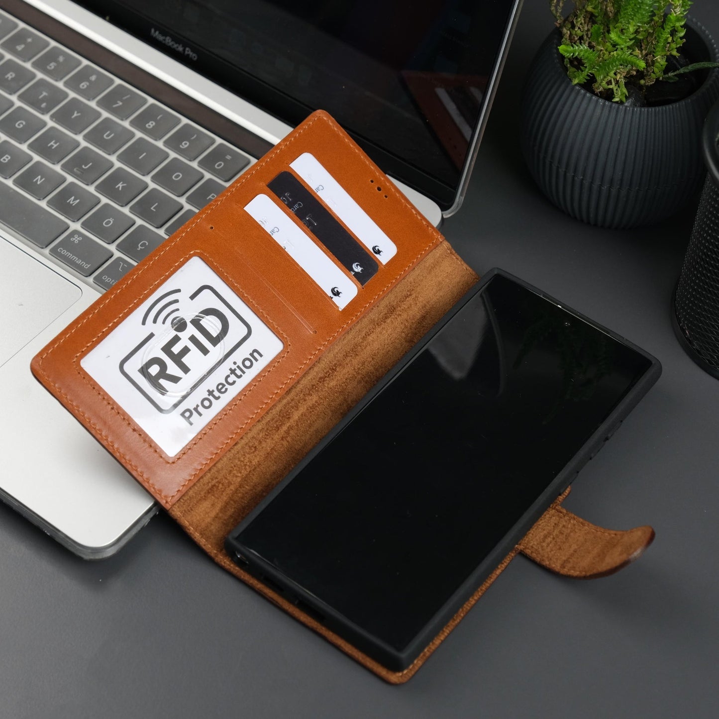 Leather Samsung Galaxy S25 Ultra Wallet Case | Buffalo - Concordia Style Boutique