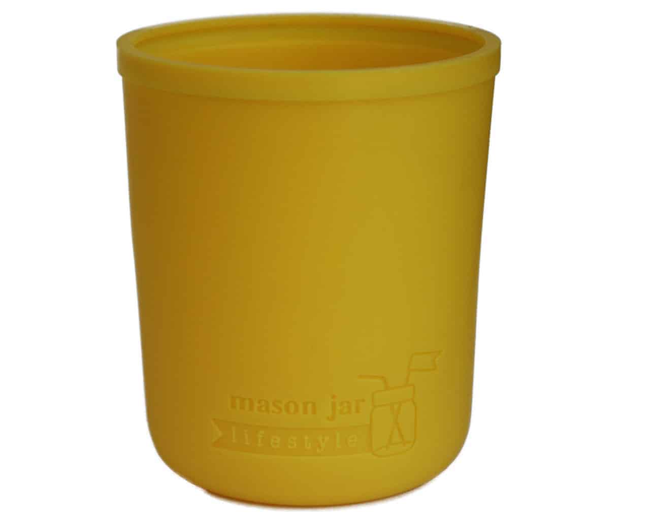 Silicone Sleeve for Regular Mouth Half Pint 8oz Mason Jars - Concordia Style Boutique