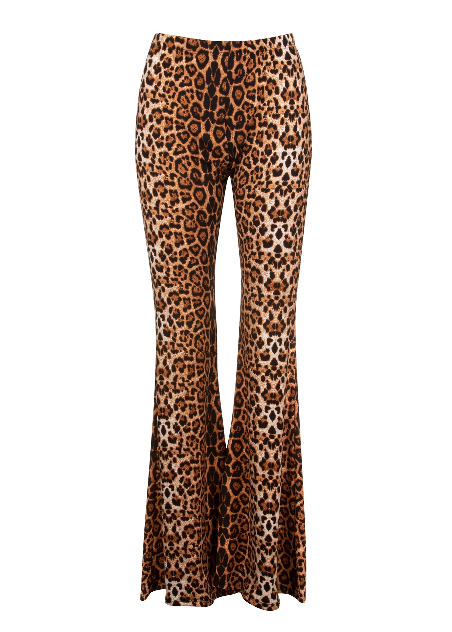 You Are Wild Leopard Print Flare Pants Bell Bottoms - Concordia Style Boutique