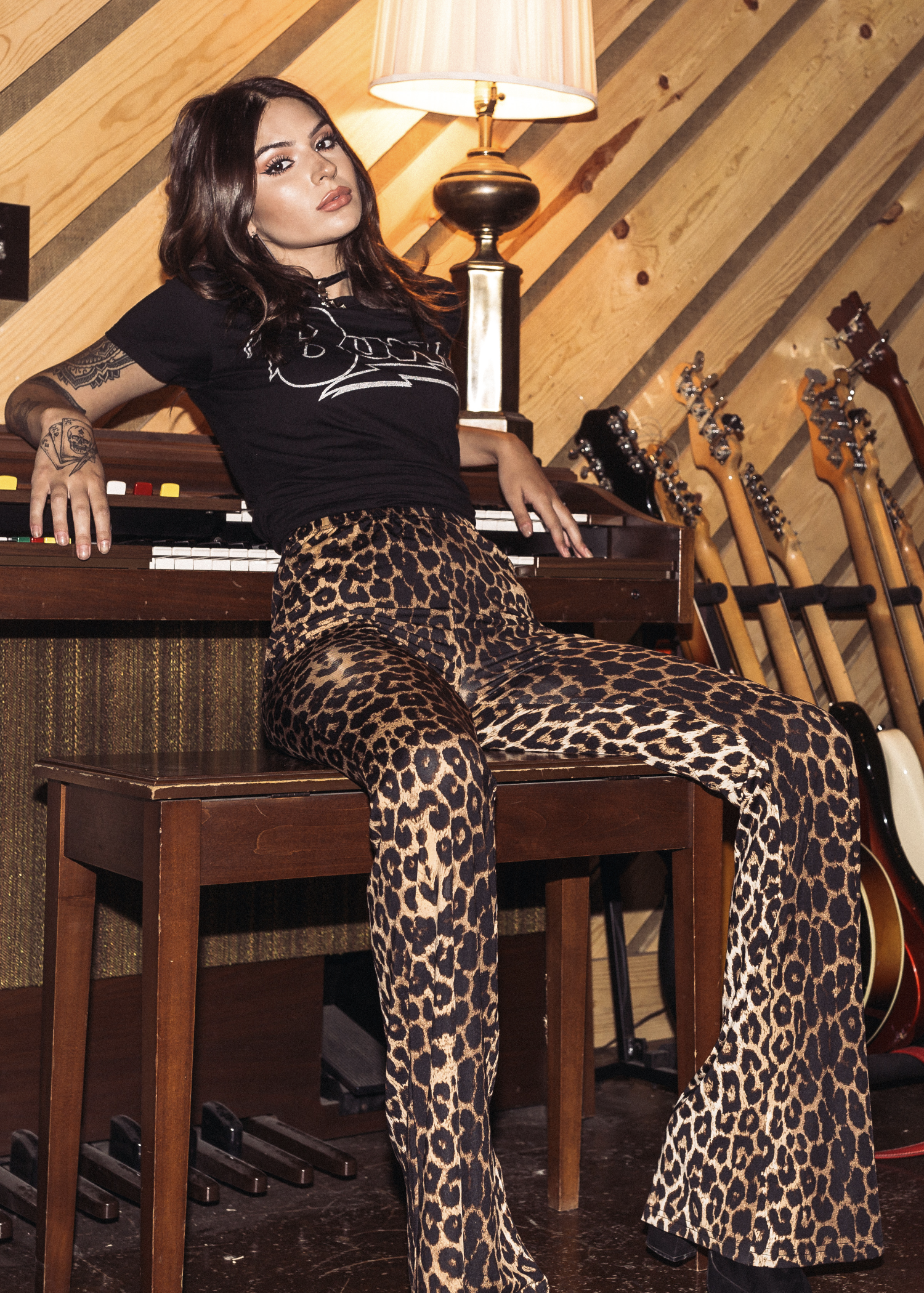 Wild Ride Leopard Bell Bottom Pants - Concordia Style Boutique