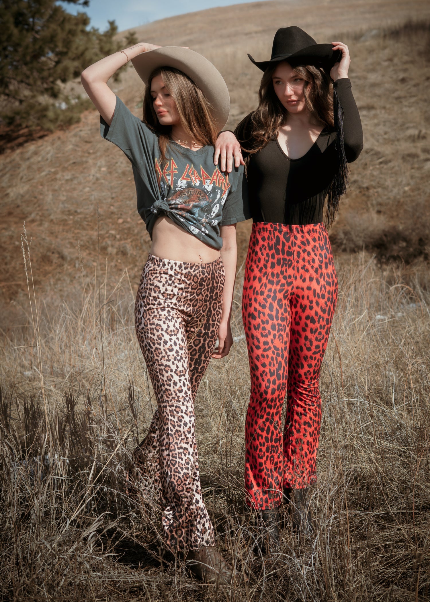 You Are Wild Leopard Print Flare Pants Bell Bottoms - Concordia Style Boutique