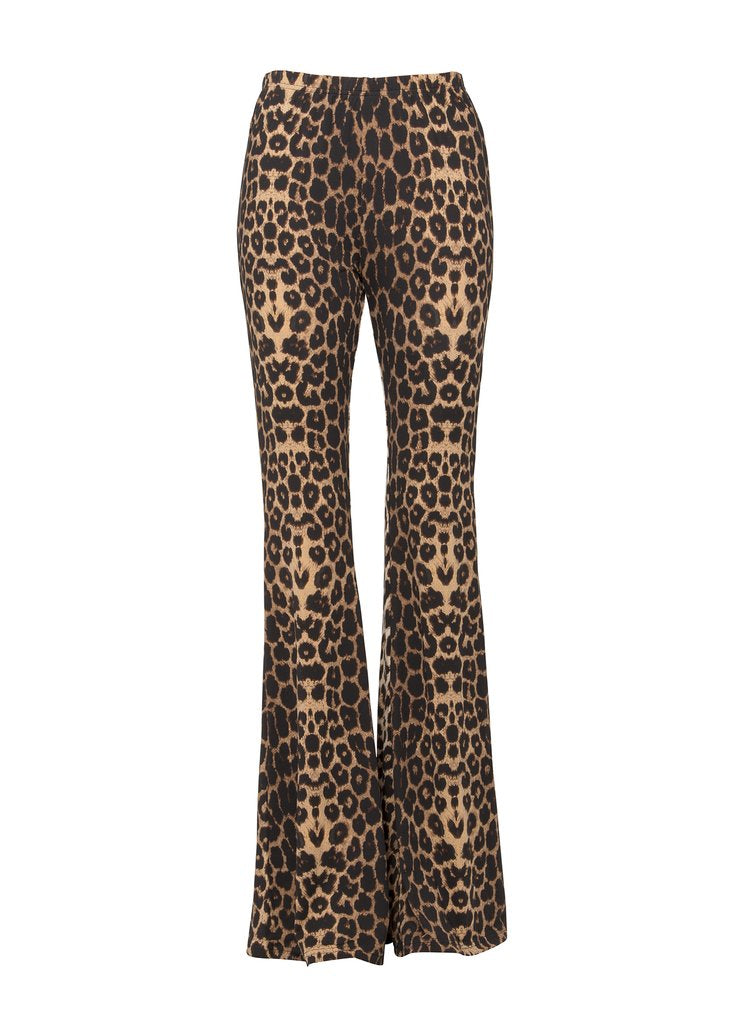 Wild Ride Leopard Bell Bottom Pants - Concordia Style Boutique