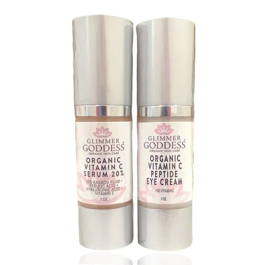 Let's Get Glowing! Organic Vitamin C Serum + Vitamin C Eye Cream - Concordia Style Boutique