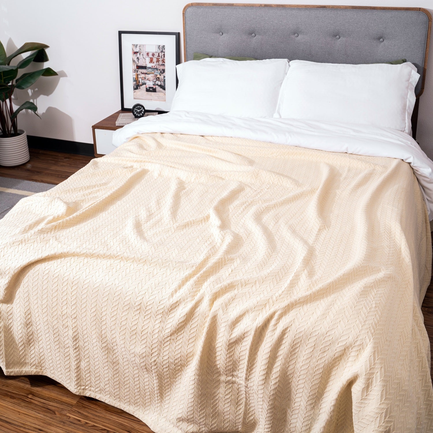 Herringbone Cotton Blanket - Concordia Style Boutique