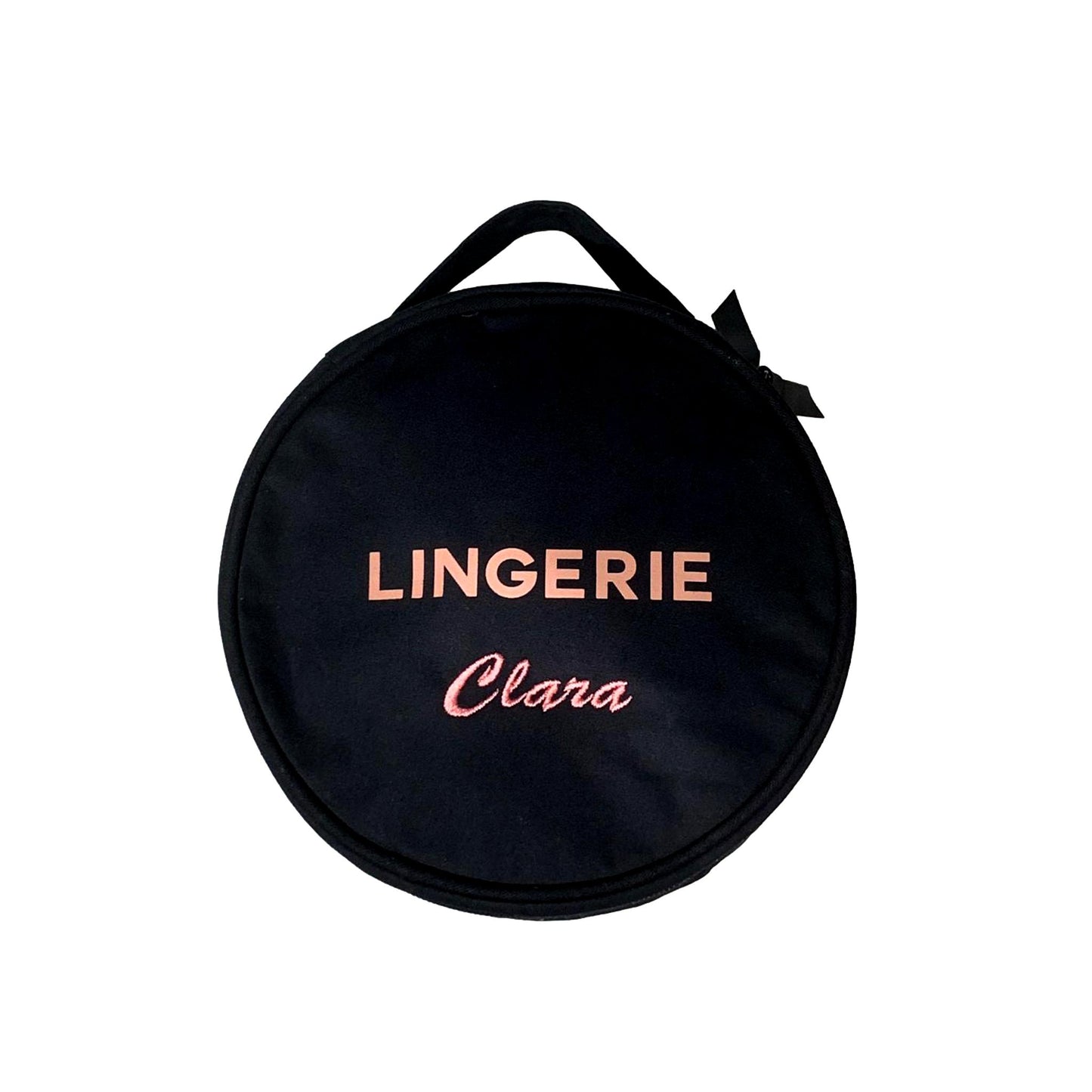 Round Lingerie Case, Black - Concordia Style Boutique