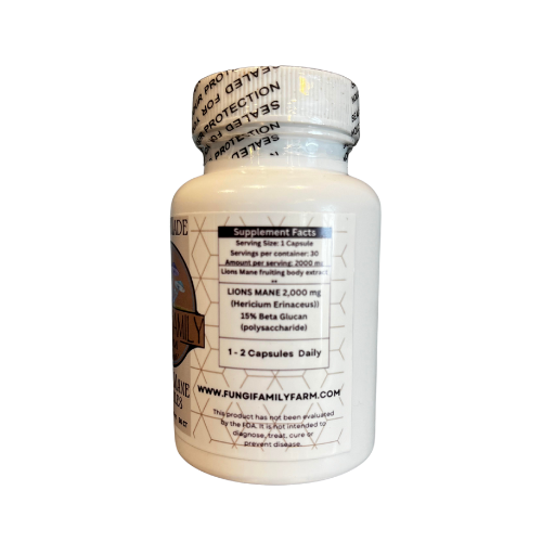 Lions Mane Mushroom Extract Capsules