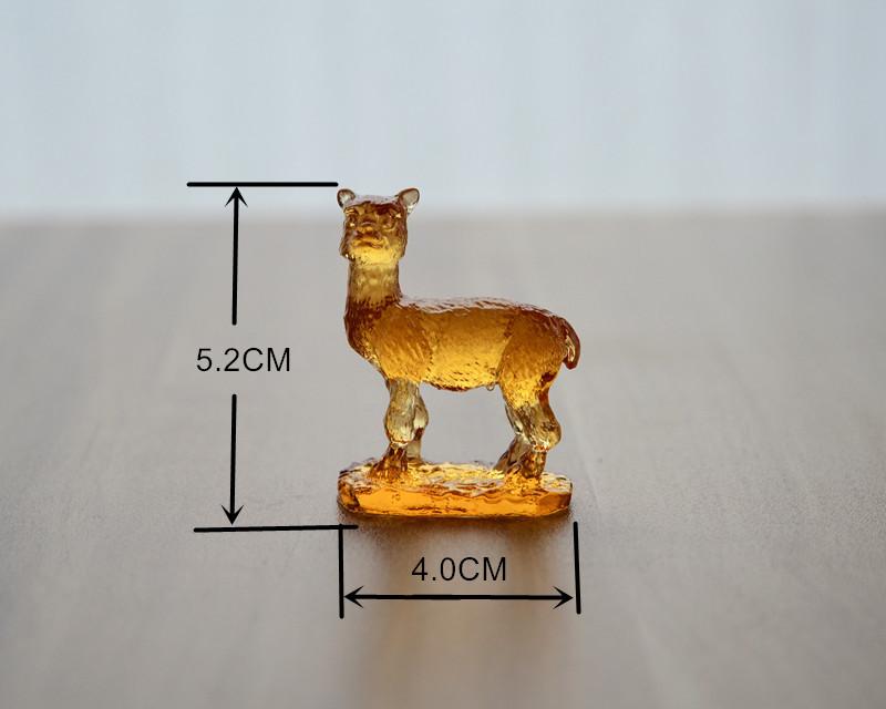 Liuli Crystal Alpaca Figurine