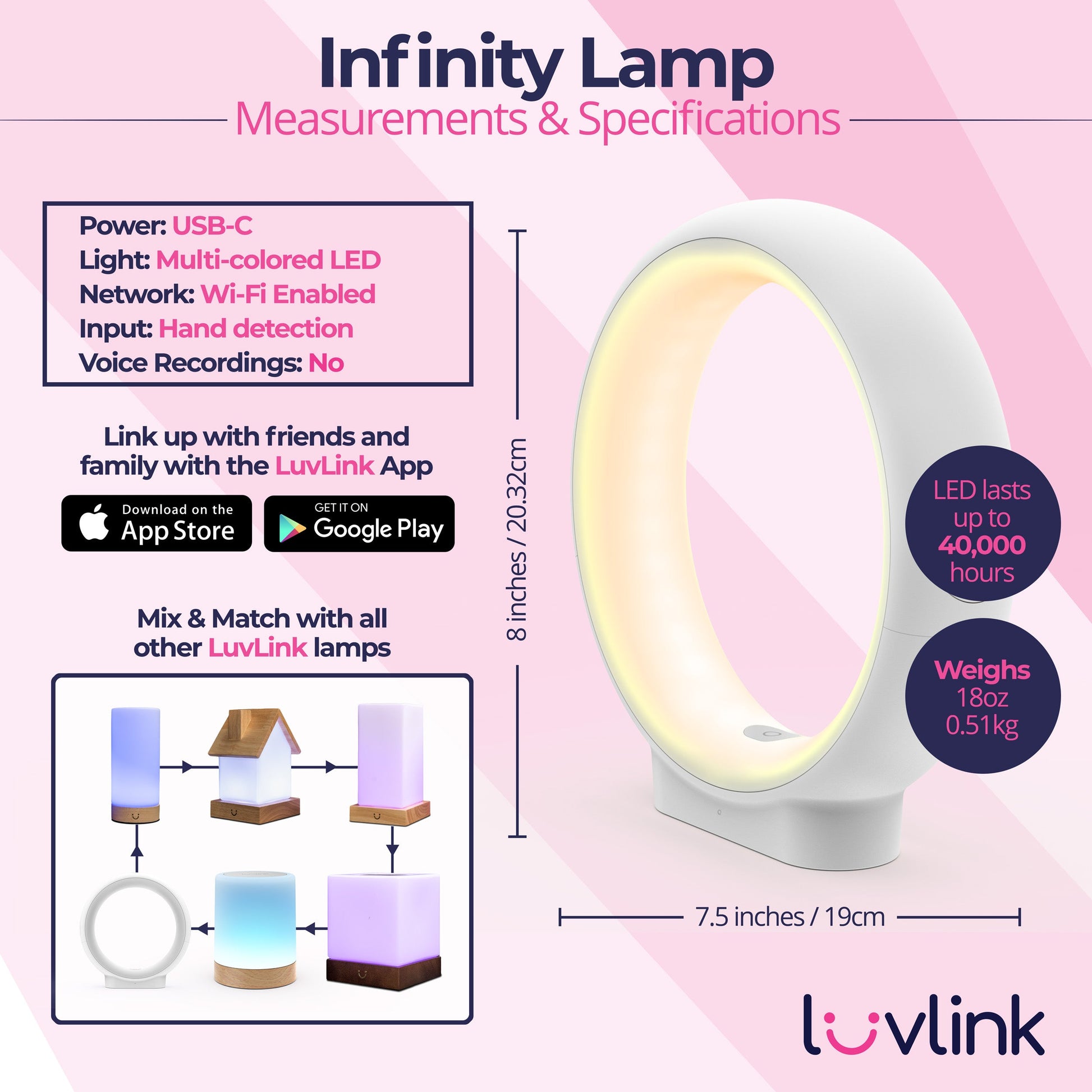 Infinity Lamp - Concordia Style Boutique