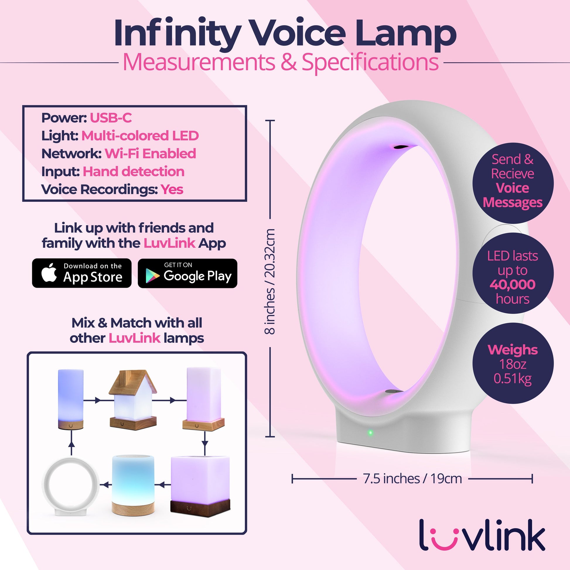 Infinity Lamp - Concordia Style Boutique