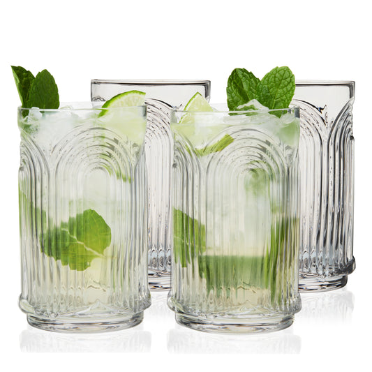 Beau Highball Glasses - Premium Drinkware from Viski - Just $57.99! Shop now at Concordia Style Boutique