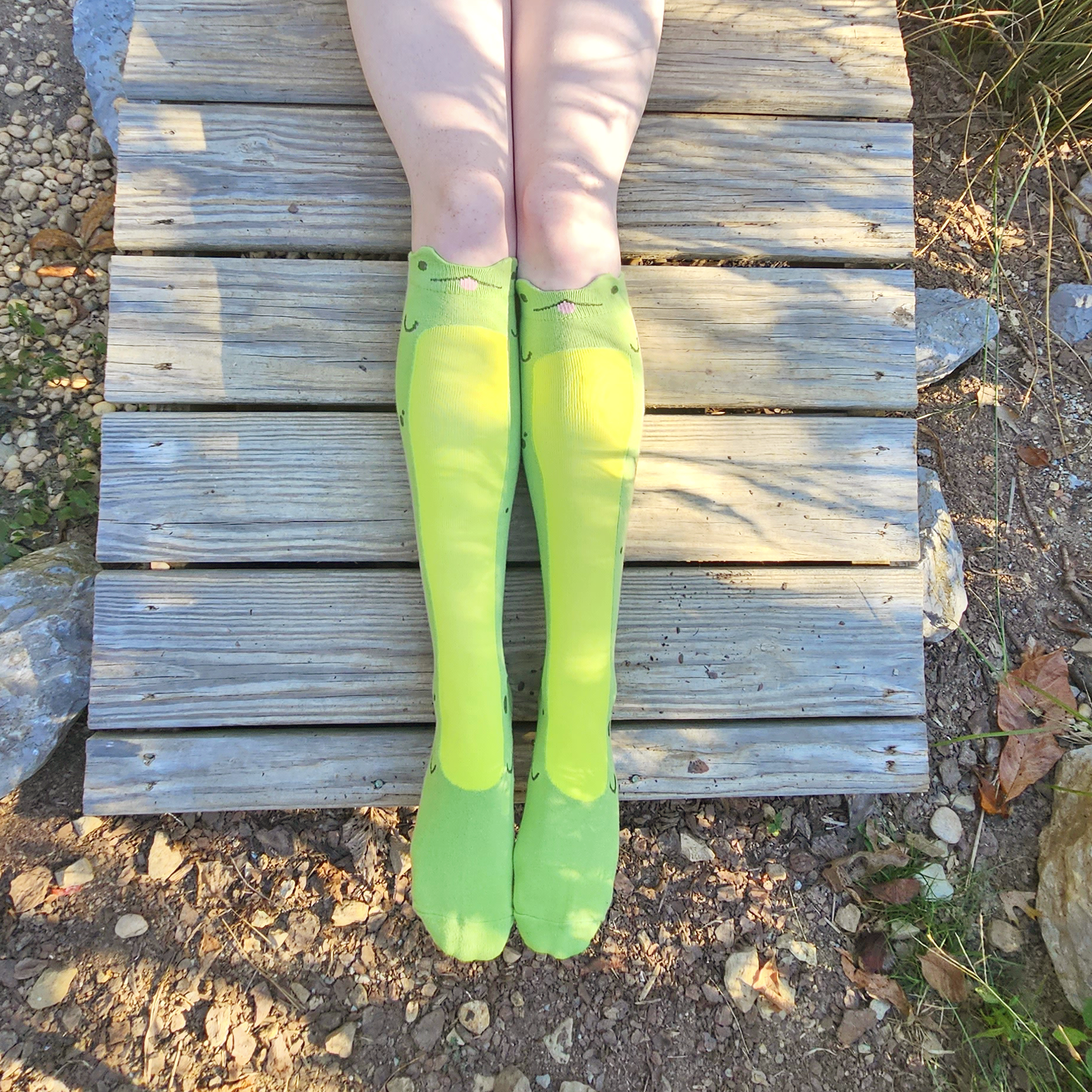 Knee High Long Frog Socks - Concordia Style Boutique