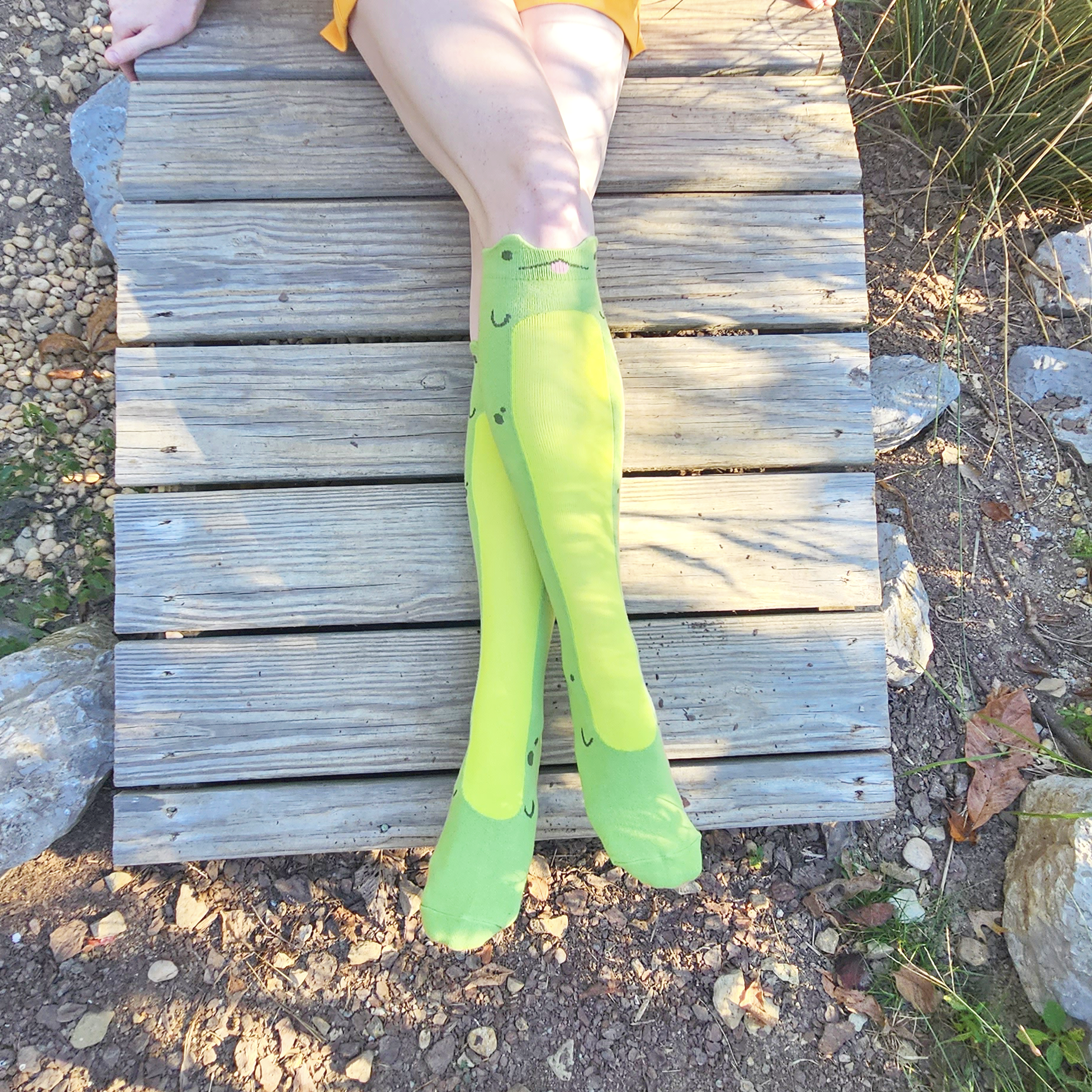 Knee High Long Frog Socks - Concordia Style Boutique