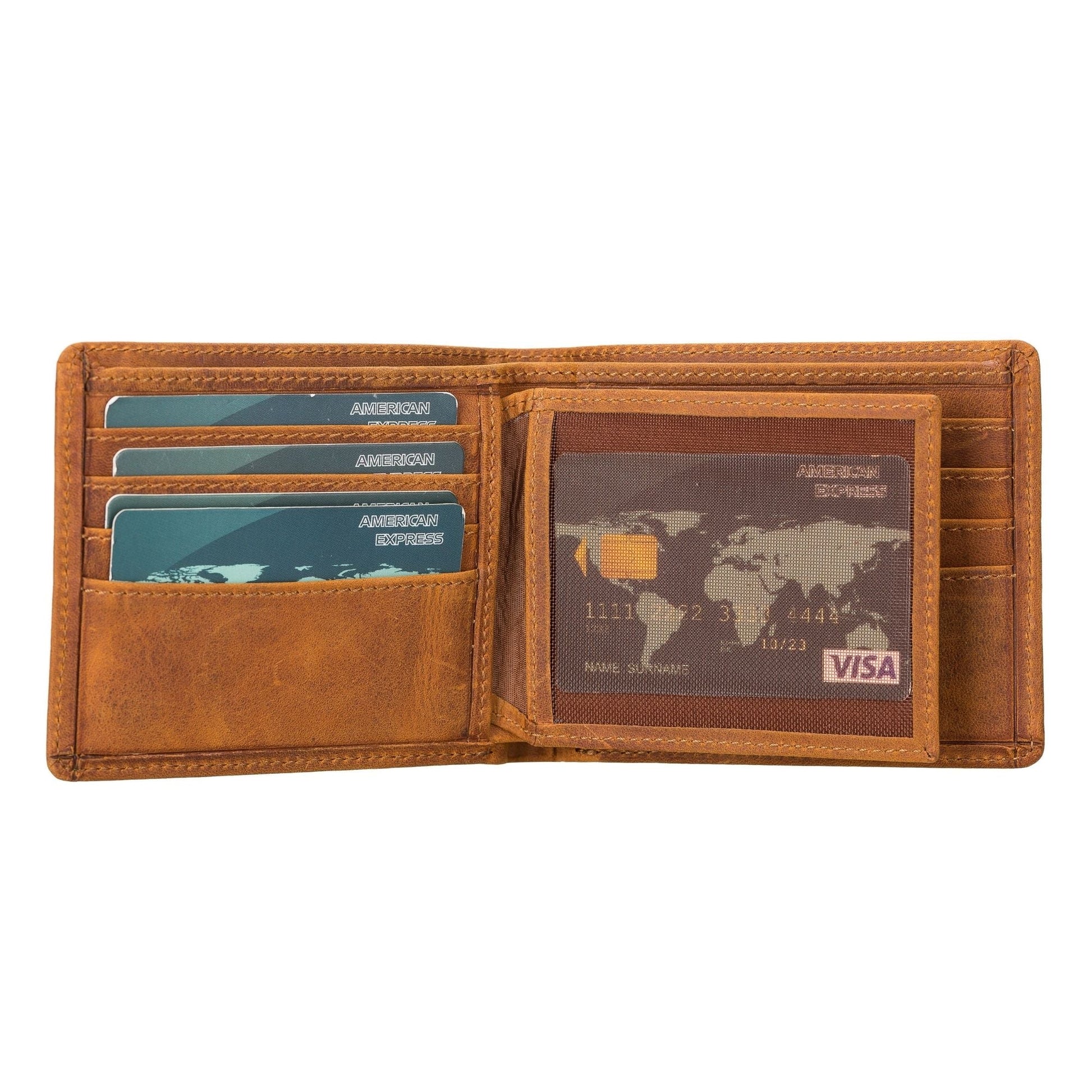 Lusk Slim Bifold Design Handcrafted Men's Genuine Leather Wallet - Concordia Style Boutique