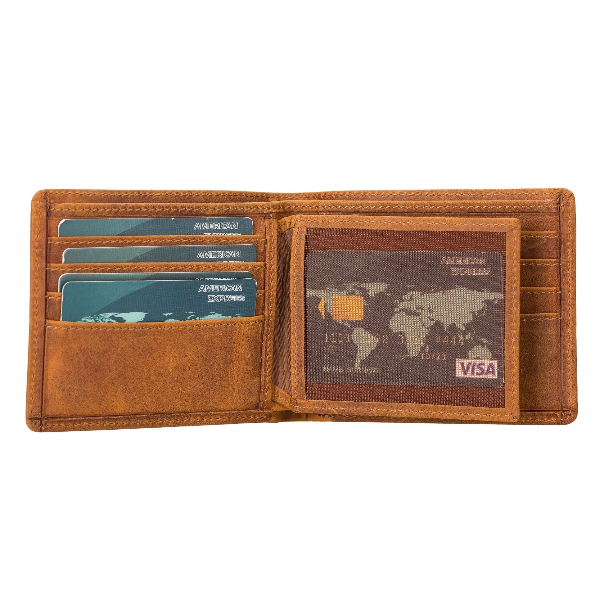 Lusk Slim Bifold Design Handcrafted Men's Genuine Leather Wallet - Concordia Style Boutique