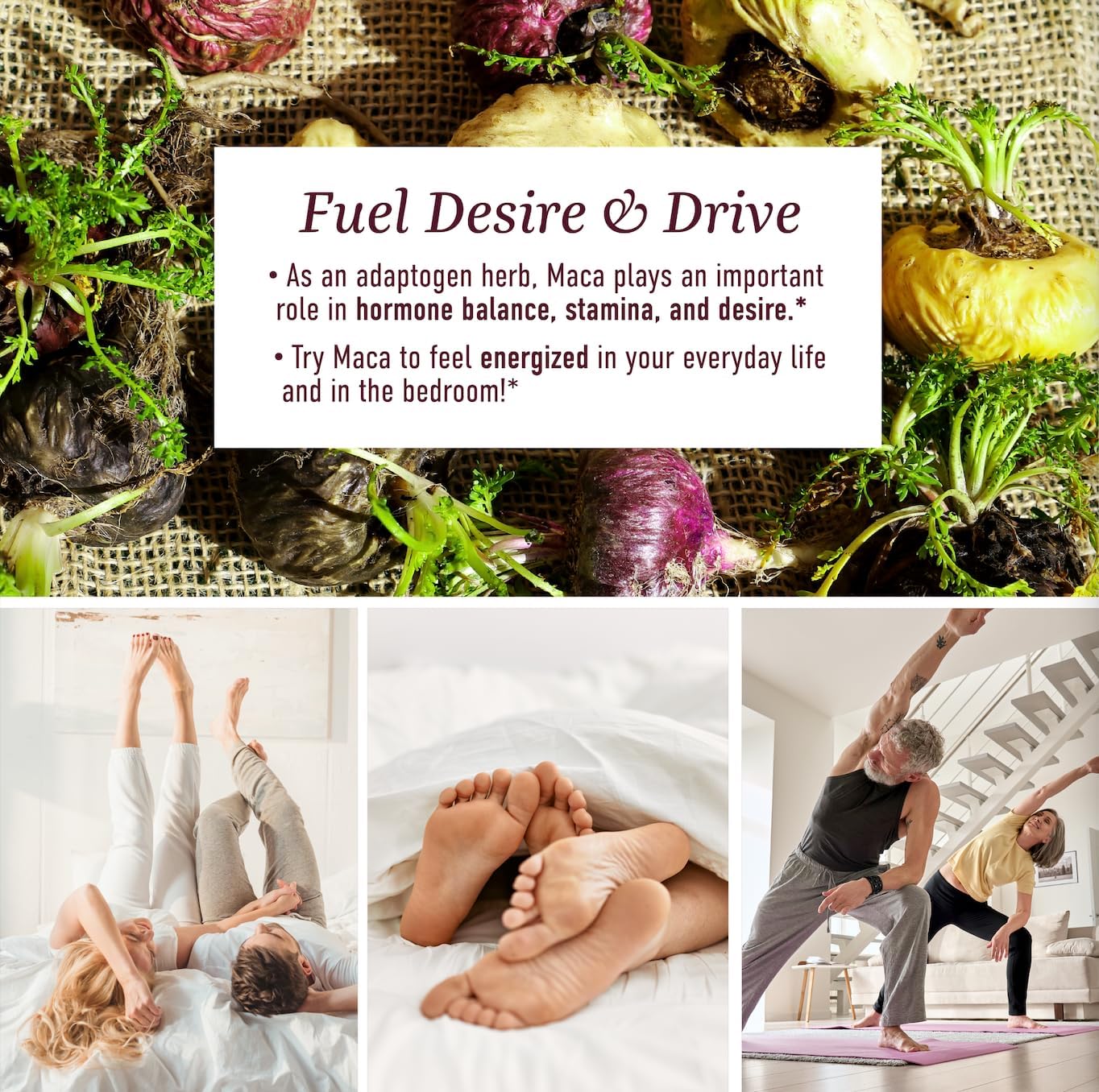 Maca Root Gummies – Libido, Energy & Hormone Support