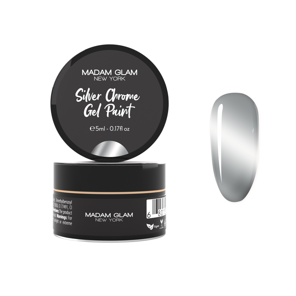 Silver Chrome Gel Paint