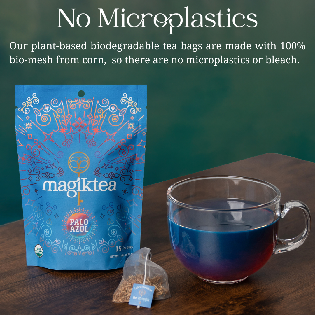 Palo Azul, 15 Plant-Based Tea Bags, USDA Organic - Concordia Style Boutique