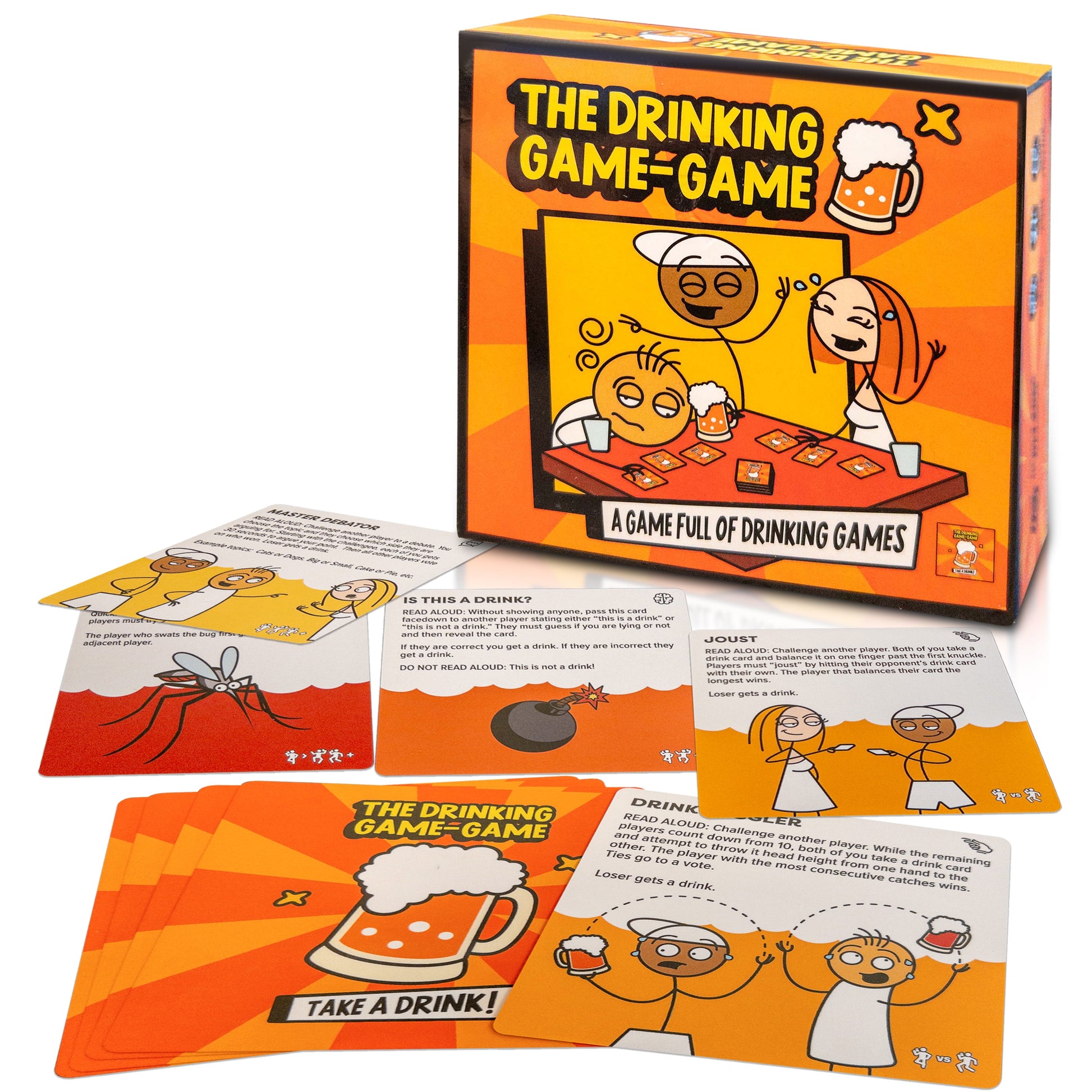 The Drinking Game Game - A Collection of Fun Adult Mini Games for Parties - Concordia Style Boutique