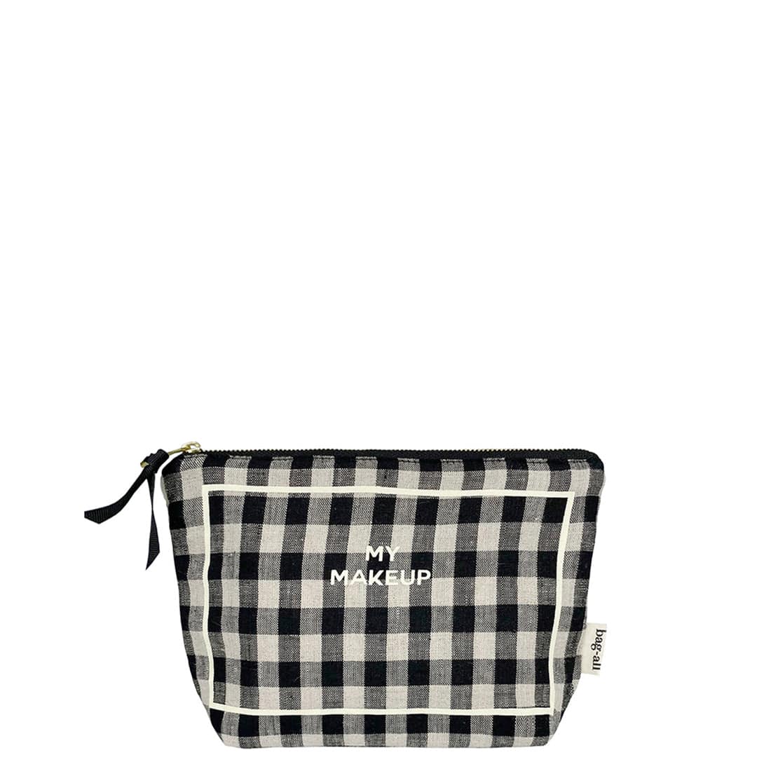 My Makeup Pouch, Coated Lining, Gingham - Concordia Style Boutique