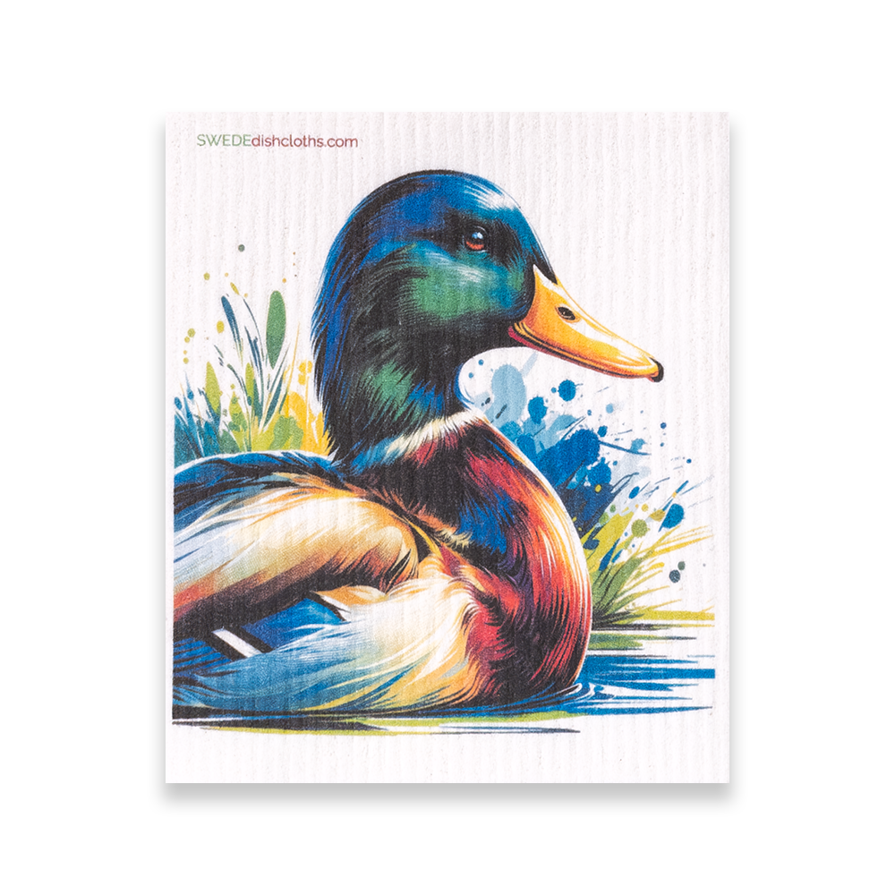 Eco-Friendly Swedish Dishcloths - Mixed Ducks Set of 3 (Paper Towel Replacements, One of Each Design) - Concordia Style Boutique