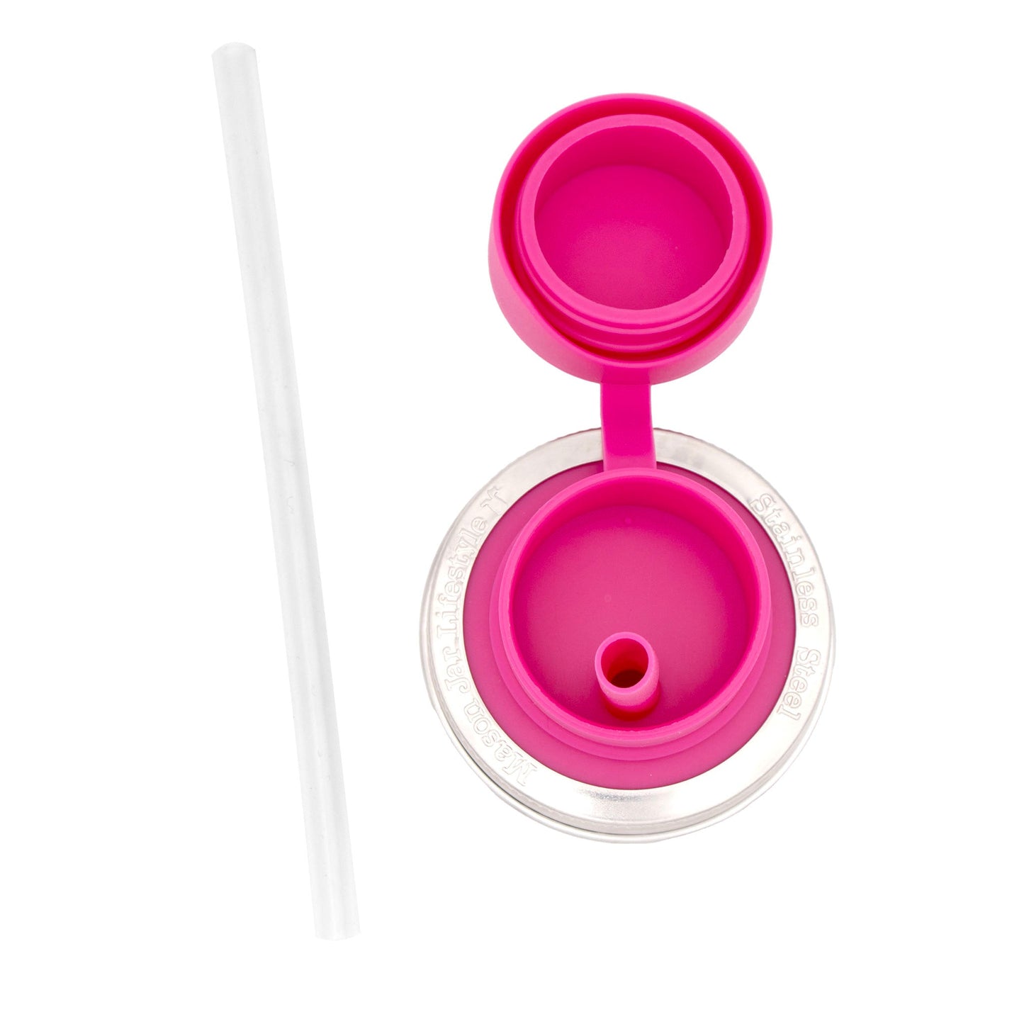 Pop-Up Sippy Straw Leak Resistant Lids for Regular Mouth Mason Jars - Concordia Style Boutique