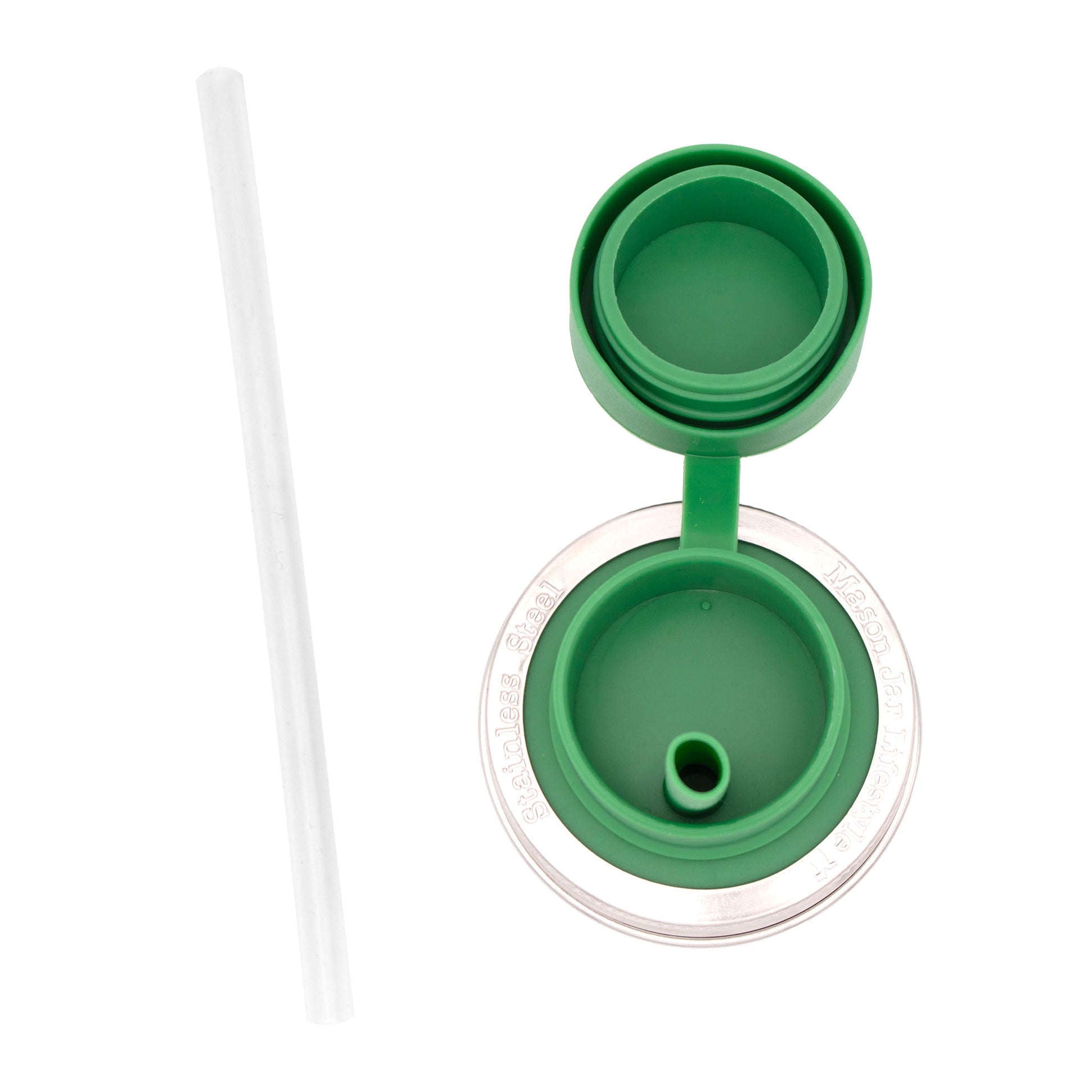 Pop-Up Sippy Straw Leak Resistant Lids for Regular Mouth Mason Jars - Concordia Style Boutique