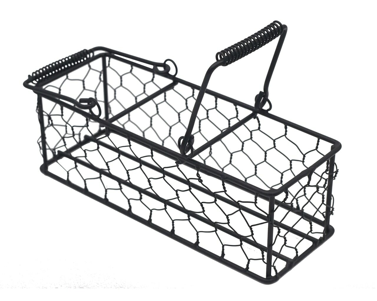 Chicken Wire Caddy for 3 Pint Mason Jars - Concordia Style Boutique