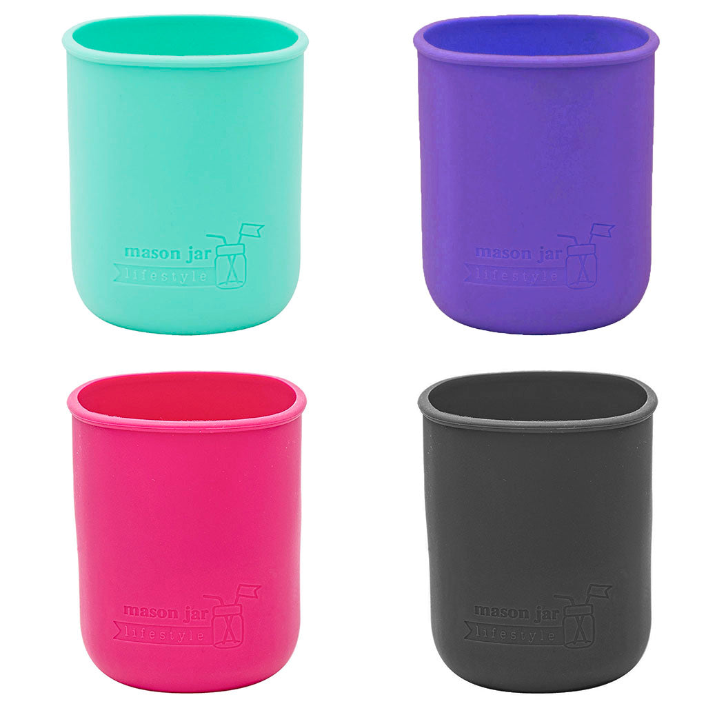 Silicone Sleeve for Quart 32oz Mason Jars - Concordia Style Boutique