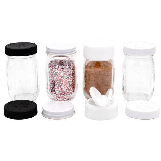 4oz Mini Ball Jar Storage/Spice Lids 4 Pack - Concordia Style Boutique