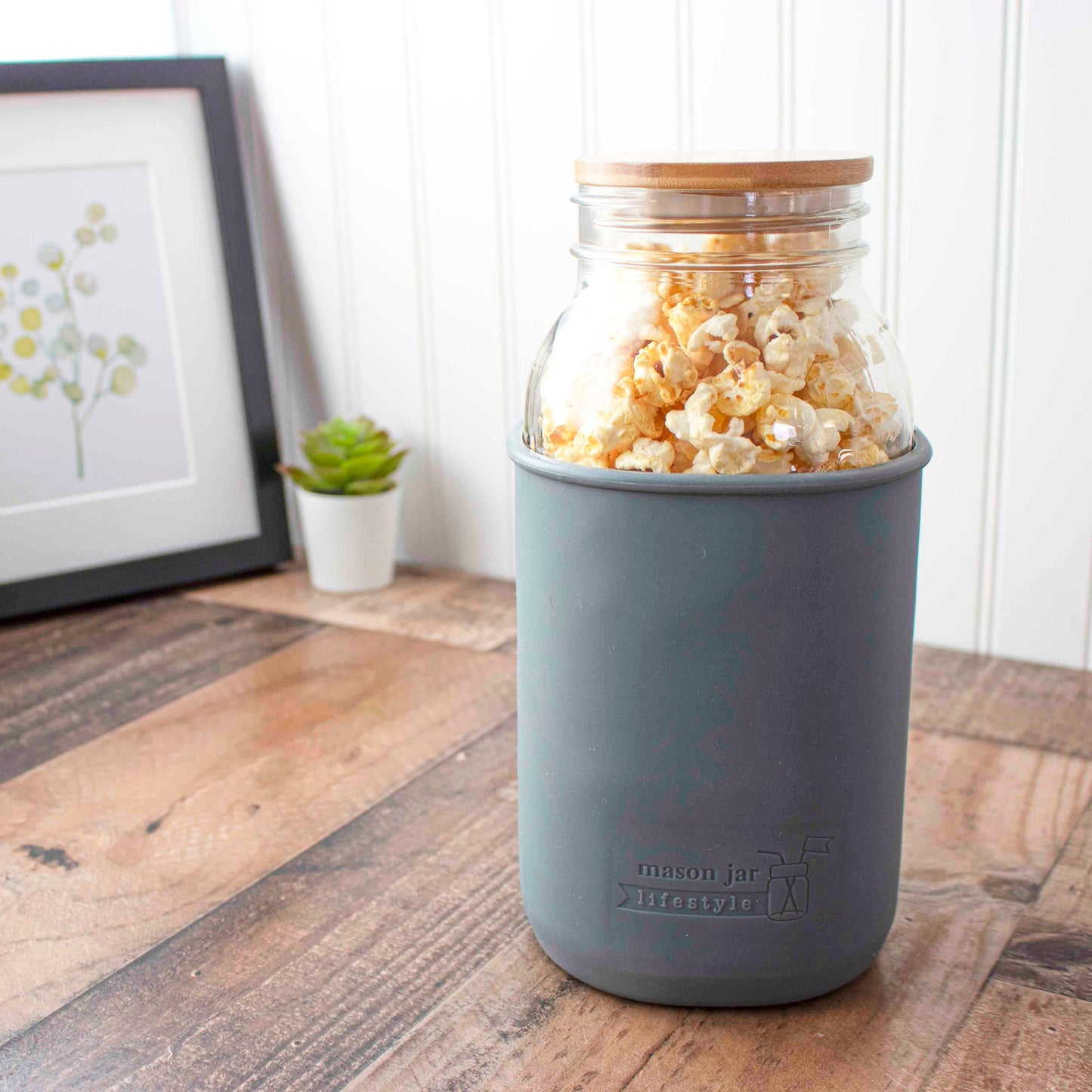 Silicone Sleeve for Half Gallon 64oz Mason Jars - Concordia Style Boutique