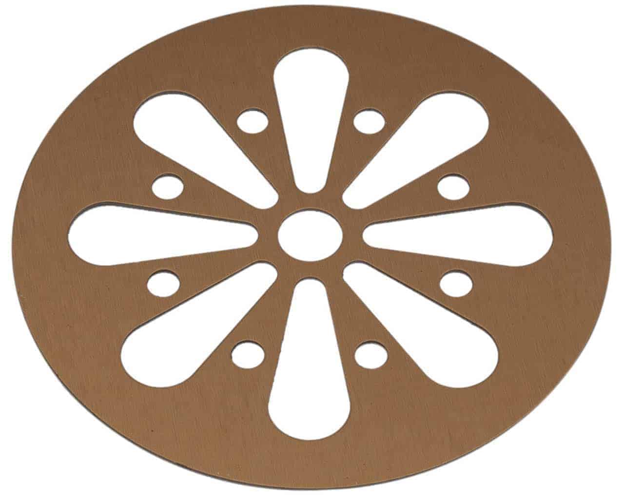 Daisy Cut Copper or Gold Metal Lid Inserts for RM Mason Jars 10 Pack - Concordia Style Boutique