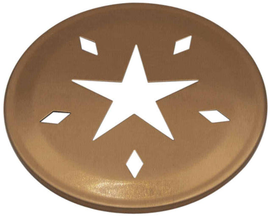 Star Pattern Gold or Copper Lid Inserts for Mason Jars 10 Pack - Concordia Style Boutique