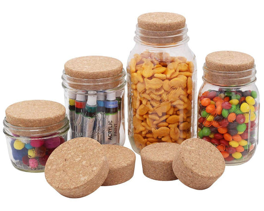 Cork Lid / Stopper for Mason Jars 4 Pack - Concordia Style Boutique