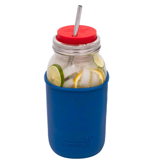 Silicone Sleeve for Half Gallon 64oz Mason Jars - Concordia Style Boutique