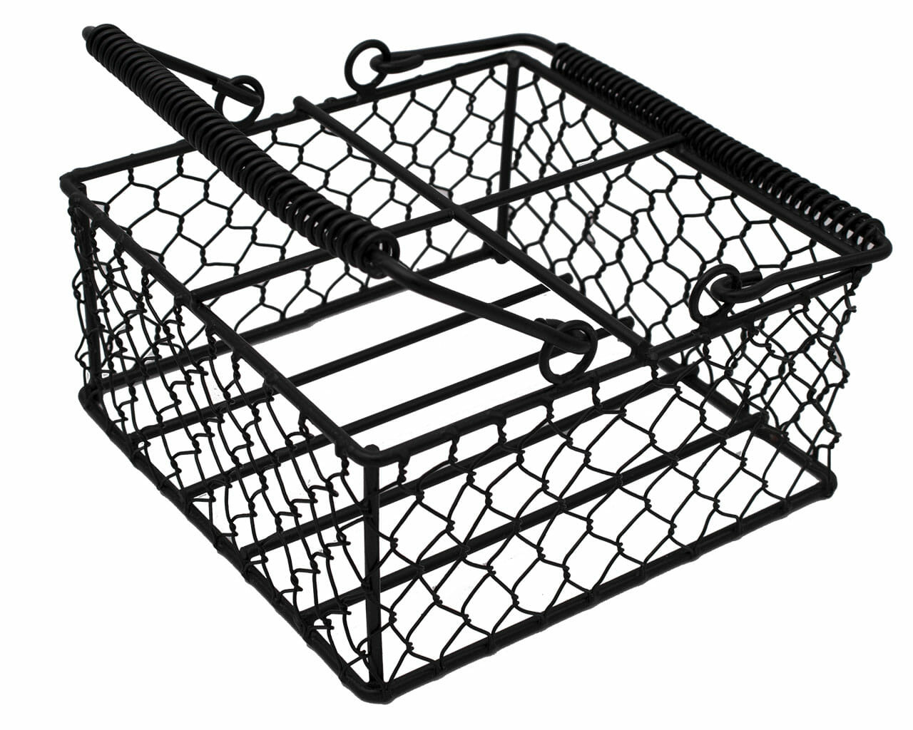 Chicken Wire Caddy for 4 Pint Mason Jars - Concordia Style Boutique