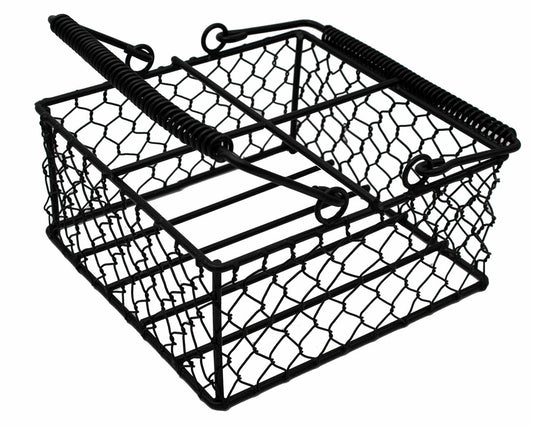 Chicken Wire Caddy for 4 Pint Mason Jars - Concordia Style Boutique